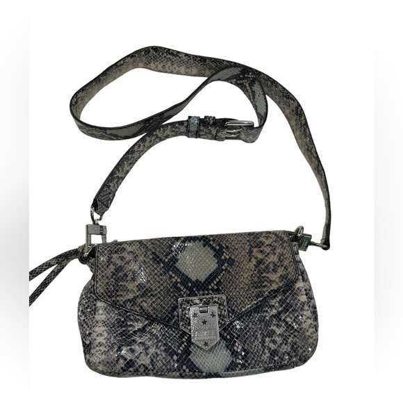Aimee Kestenberg Handbags - Aimee Kestenberg snake skin print leather crossbody bag